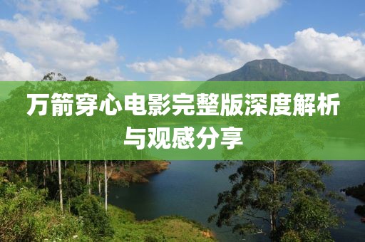 万箭穿心电影完整版深度解析与观感分享