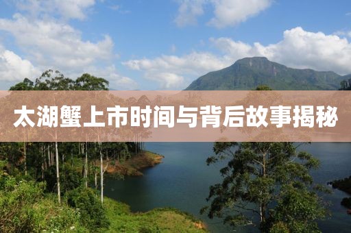 太湖蟹上市时间与背后故事揭秘