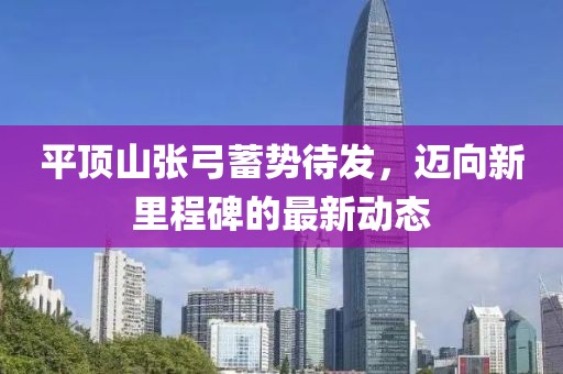 平顶山张弓蓄势待发，迈向新里程碑的最新动态