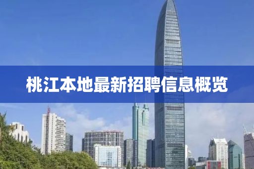 桃江本地最新招聘信息概览