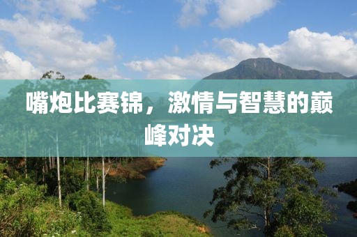 嘴炮比赛锦，激情与智慧的巅峰对决