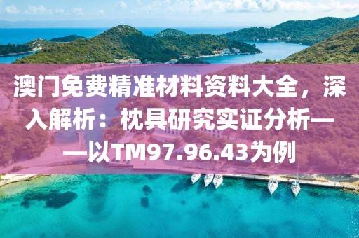 澳门免费精准材料资料大全，深入解析：枕具研究实证分析——以TM97.96.43为例