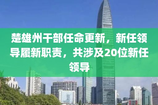 楚雄州干部任命更新，新任领导履新职责，共涉及20位新任领导