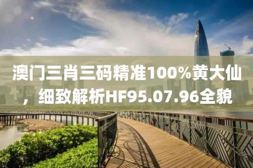 澳门三肖三码精准100%黄大仙，细致解析HF95.07.96全貌