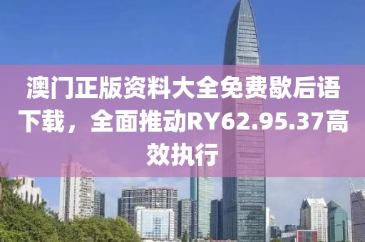 澳门正版资料大全免费歇后语下载，全面推动RY62.95.37高效执行