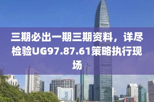 三期必出一期三期资料，详尽检验UG97.87.61策略执行现场