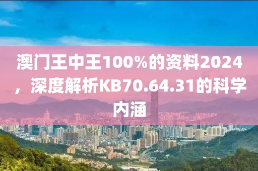 澳门王中王100%的资料2024，深度解析KB70.64.31的科学内涵