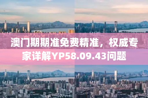 澳门期期准免费精准，权威专家详解YP58.09.43问题