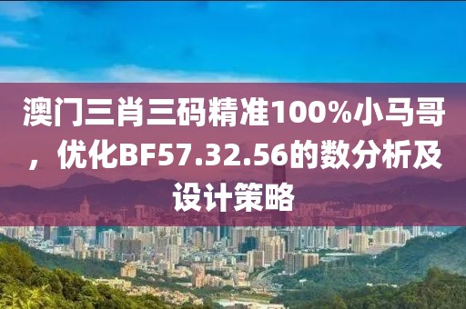 澳门三肖三码精准100%小马哥，优化BF57.32.56的数分析及设计策略