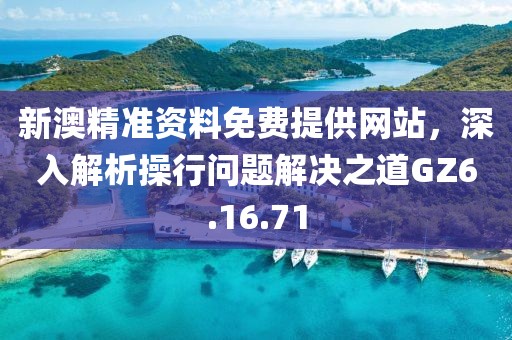 新澳精准资料免费提供网站，深入解析操行问题解决之道GZ6.16.71