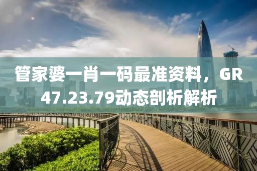 管家婆一肖一码最准资料，GR47.23.79动态剖析解析