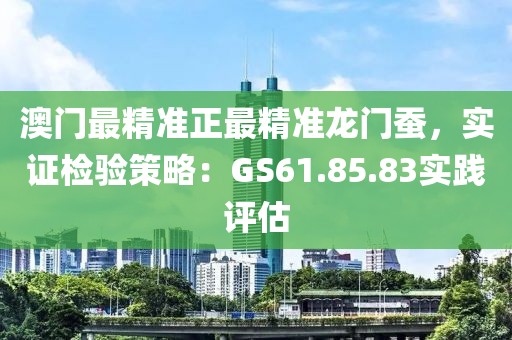 澳门最精准正最精准龙门蚕，实证检验策略：GS61.85.83实践评估
