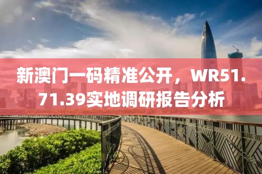 新澳门一码精准公开，WR51.71.39实地调研报告分析