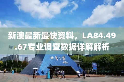 新澳最新最快资料，LA84.49.67专业调查数据详解解析