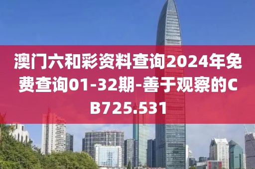 澳门六和彩资料查询2024年免费查询01-32期-善于观察的CB725.531