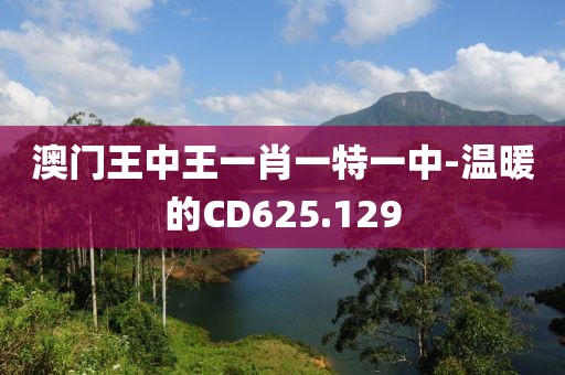 澳门王中王一肖一特一中-温暖的CD625.129