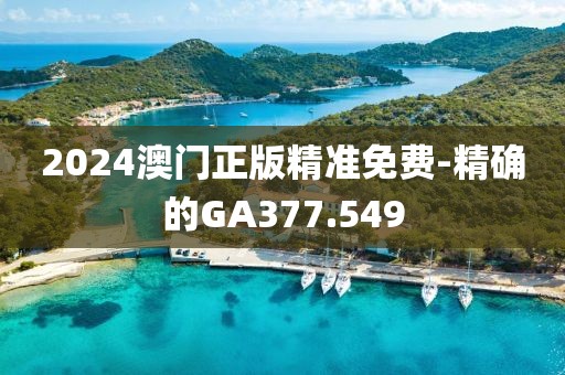 2024澳门正版精准免费-精确的GA377.549