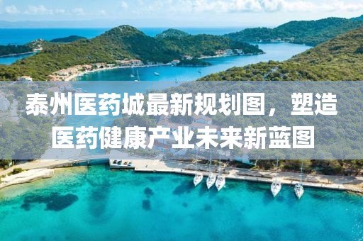 泰州医药城最新规划图，塑造医药健康产业未来新蓝图