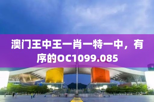 澳门王中王一肖一特一中，有序的OC1099.085