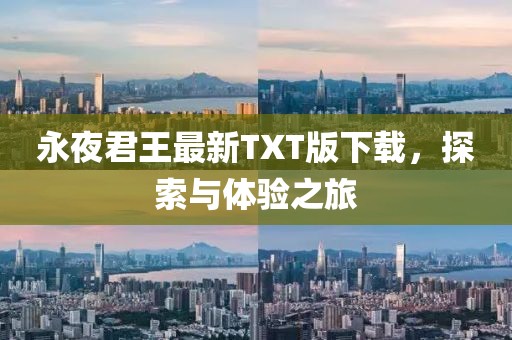 永夜君王最新TXT版下载，探索与体验之旅