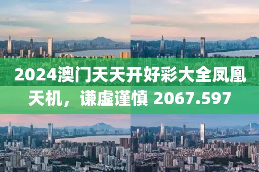 2024澳门天天开好彩大全凤凰天机，谦虚谨慎 2067.597