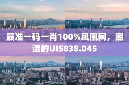 最准一码一肖100%凤凰网，潮湿的UI5838.045