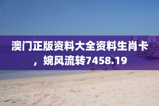 澳门正版资料大全资料生肖卡，婉风流转7458.19
