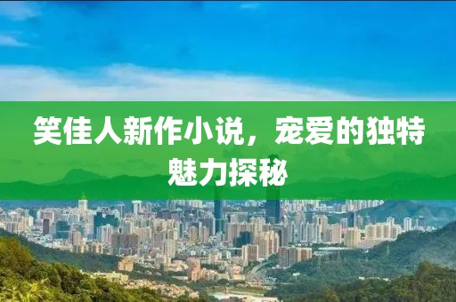 笑佳人新作小说，宠爱的独特魅力探秘