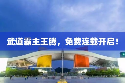 武道霸主王腾，免费连载开启！