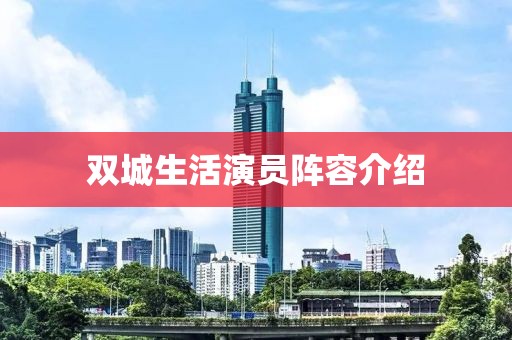 双城生活演员阵容介绍