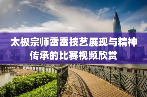 太极宗师雷雷技艺展现与精神传承的比赛视频欣赏