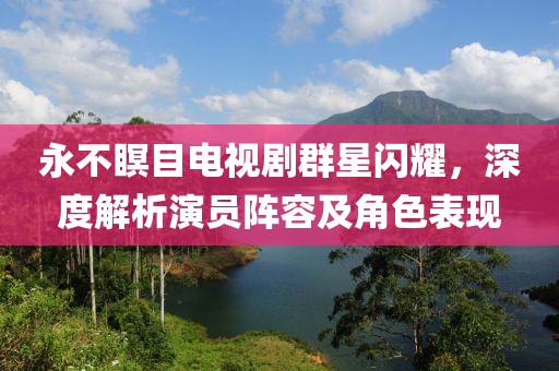 永不瞑目电视剧群星闪耀，深度解析演员阵容及角色表现
