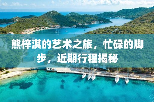 熊梓淇的艺术之旅，忙碌的脚步，近期行程揭秘
