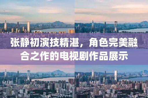 张静初演技精湛，角色完美融合之作的电视剧作品展示