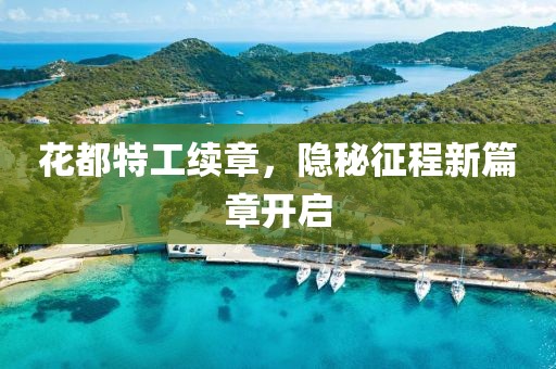花都特工续章，隐秘征程新篇章开启