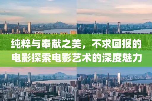 纯粹与奉献之美，不求回报的电影探索电影艺术的深度魅力