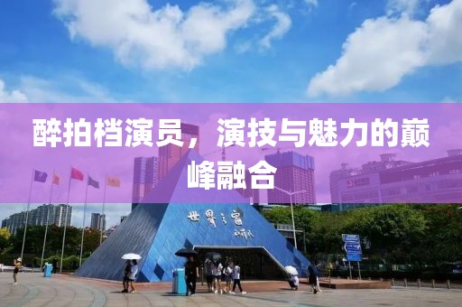 醉拍档演员，演技与魅力的巅峰融合
