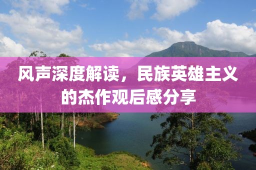 风声深度解读，民族英雄主义的杰作观后感分享