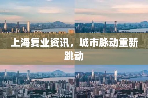 上海复业资讯，城市脉动重新跳动