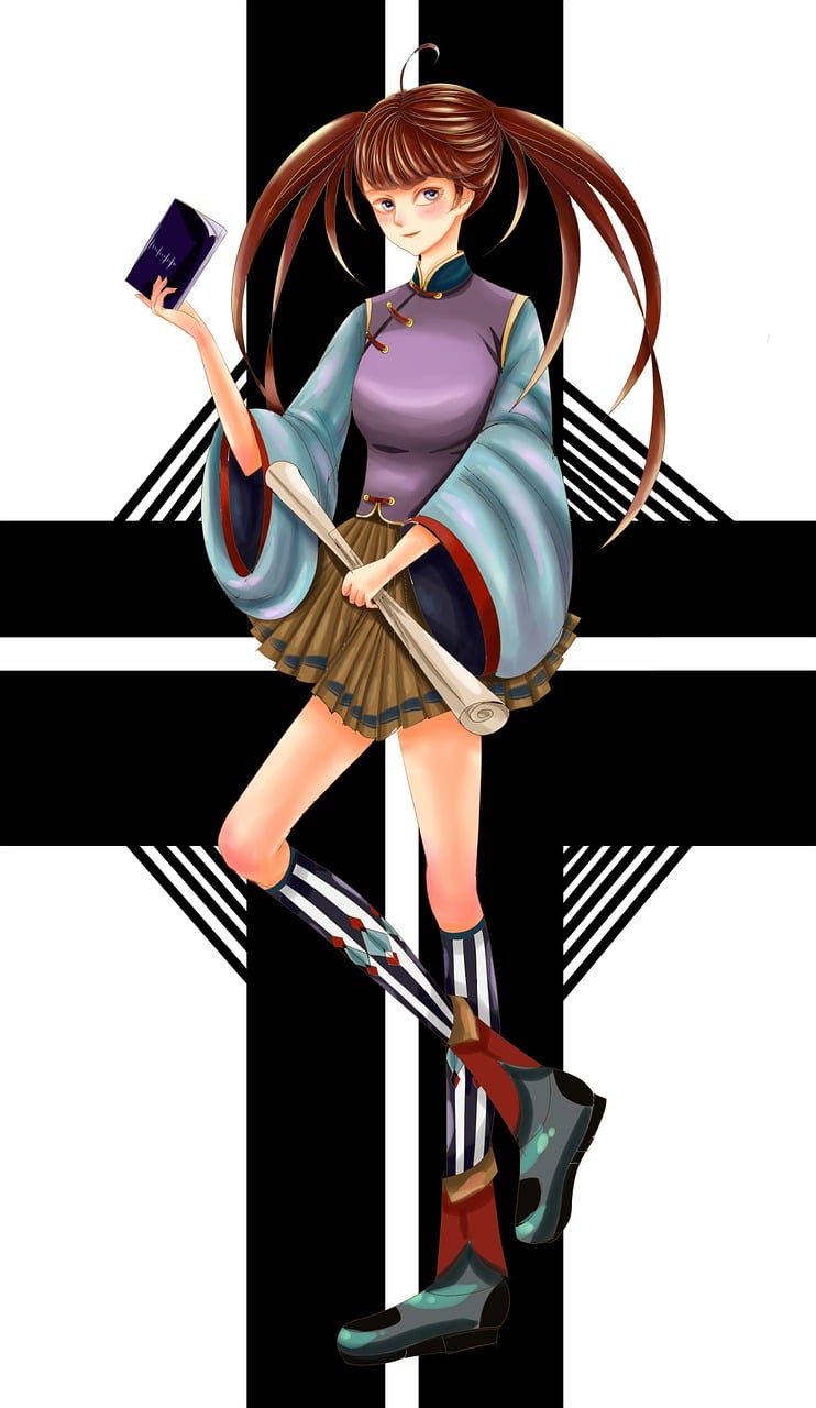 美少女动漫人物，魅力与影响力的璀璨展现