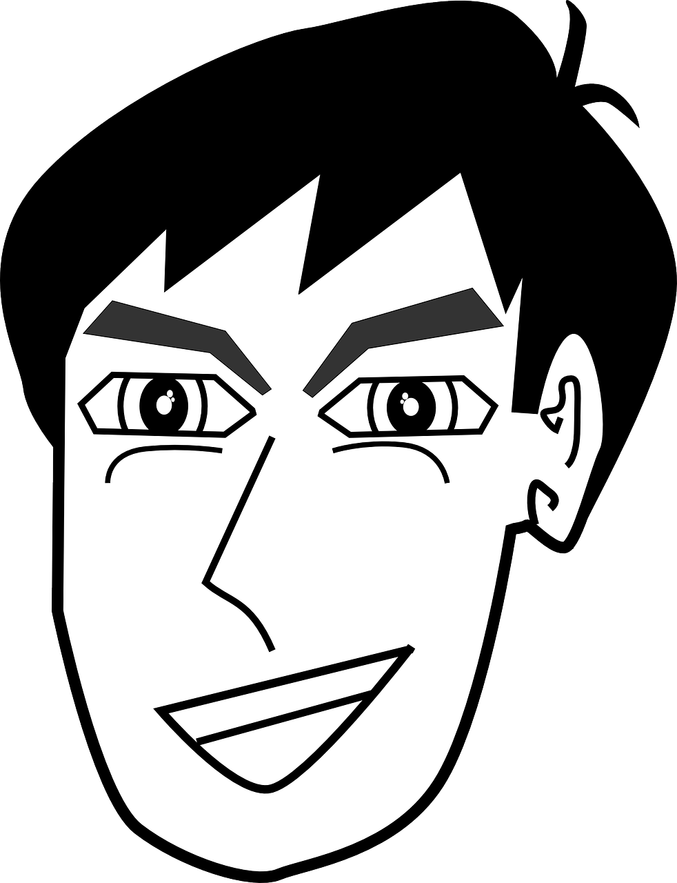 动漫男头成熟的魅力与独特风采